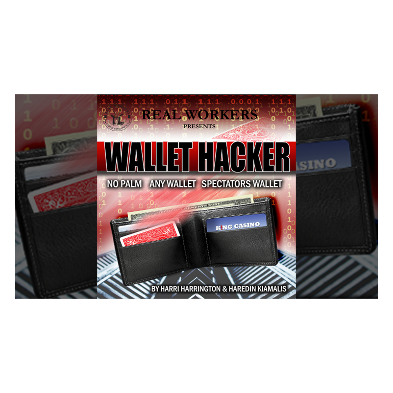 WALLET HACKER ROUGE - Joel Dickinson wwww.magiedirecte.com