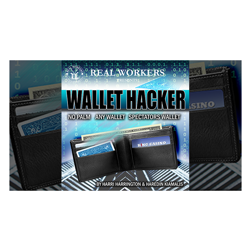 Wallet Hacker BLUE (Gimmicks and Online Instruction) by Joel Dickinson - Trick wwww.magiedirecte.com