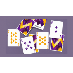 Diamon Playing Cards NÂ° 14 Purple Star Playing Cards by Dutch Card House Company wwww.magiedirecte.com