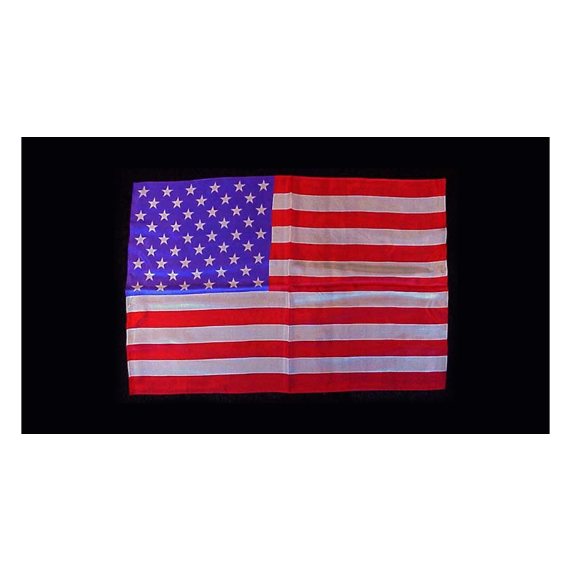 Rice Silk 12" x 18" (American Flag) by Silk King Studios - Trick wwww.magiedirecte.com