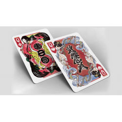 Edo Karuta (Red) Playing Cards wwww.magiedirecte.com