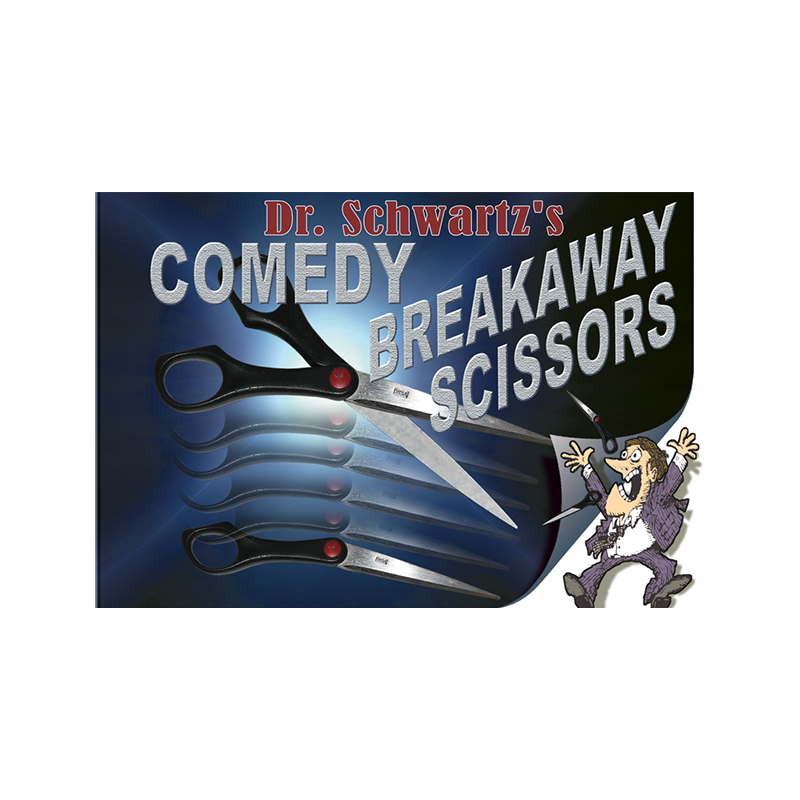 Comedy Breakaway Scissors by Martin Schwartz - Trick wwww.magiedirecte.com