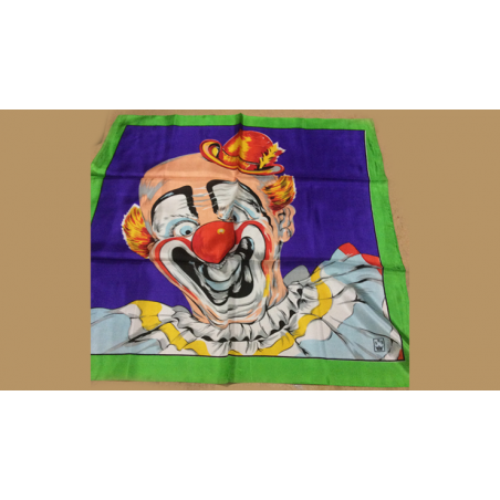 FOULARD RICE PICTURE (Circus Clown - 68 cm) wwww.magiedirecte.com