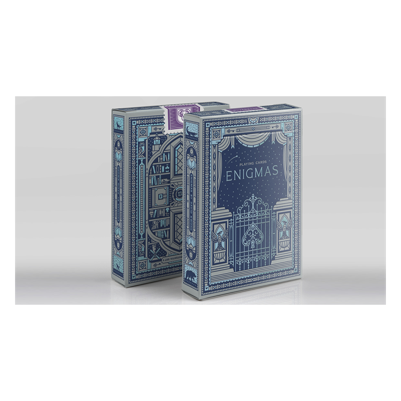 ENIGMAS Puzzle Hunt (Blue) Playing Cards wwww.magiedirecte.com