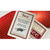 Bee Red MetalLuxe Playing Cards by US Playing Card wwww.magiedirecte.com