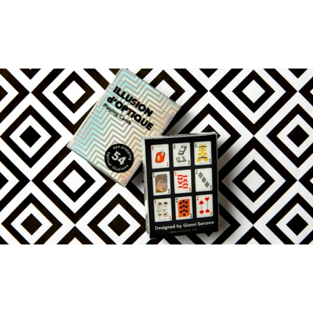 Illusion d'Optique Playing Cards by Art of Play wwww.magiedirecte.com