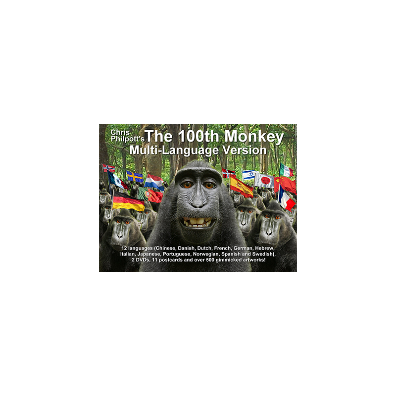 100th Monkey Multi-Language(2 DVD Set with Gimmicks) by Chris Philpott - Trick wwww.magiedirecte.com