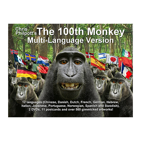 100th Monkey Multi-Language(2 DVD Set with Gimmicks) by Chris Philpott - Trick wwww.magiedirecte.com