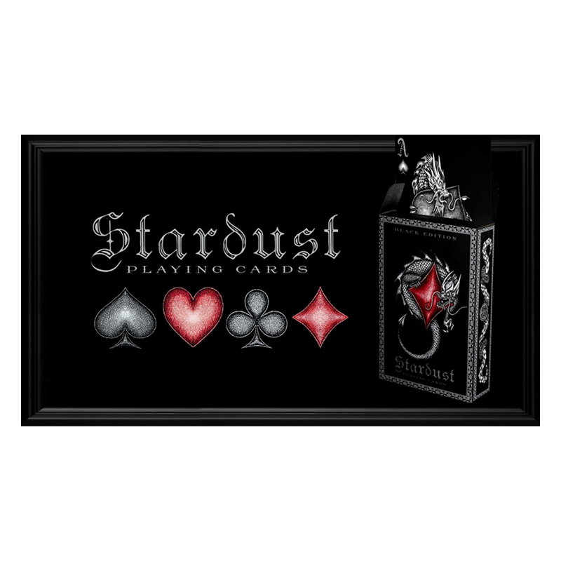 Stardust Black Edition Playing Cards wwww.magiedirecte.com