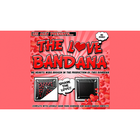 LOVE BANDANA - Lee Alex wwww.magiedirecte.com