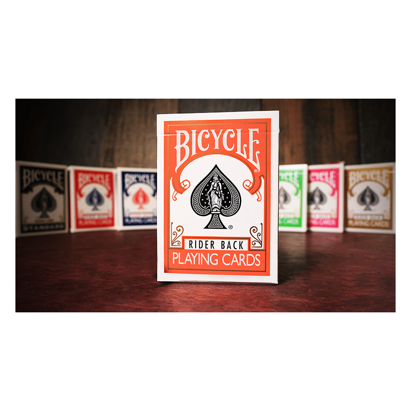 Bicycle Orange Playing Cards by USPCC wwww.magiedirecte.com