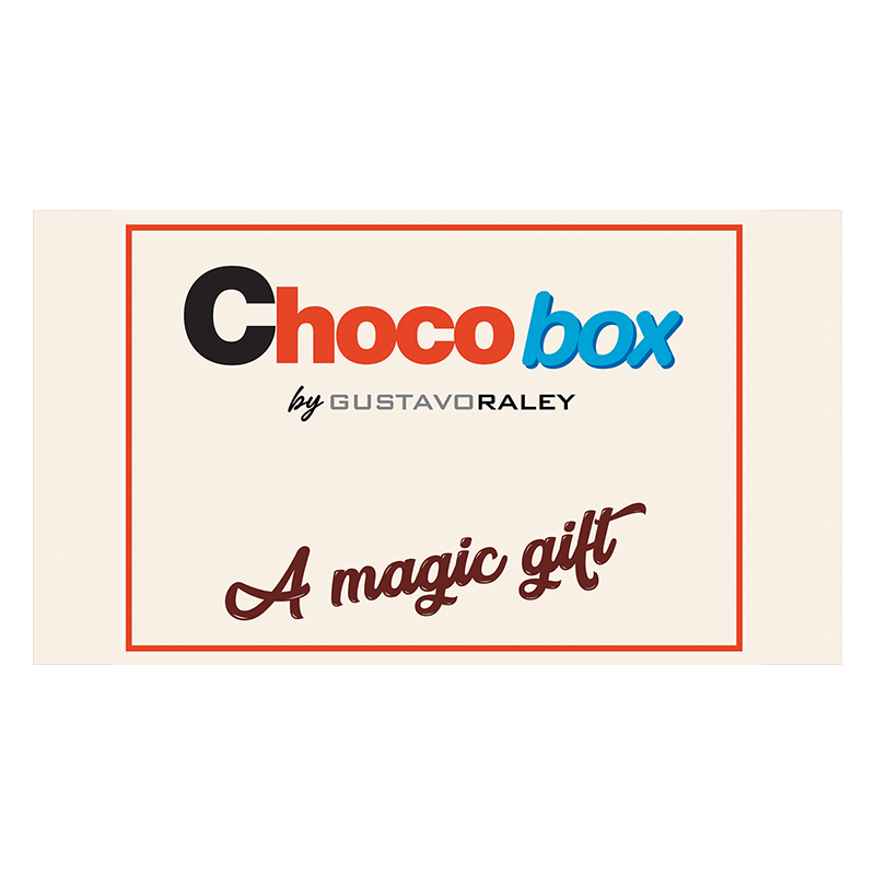 CHOCO BOX (Gimmicks and Online Instructions) by Gustavo Raley - Trick wwww.magiedirecte.com