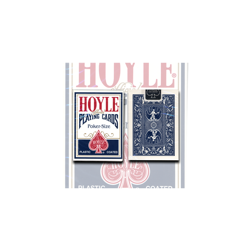 Cards Hoyle Poker deck (blue) USPCC wwww.magiedirecte.com