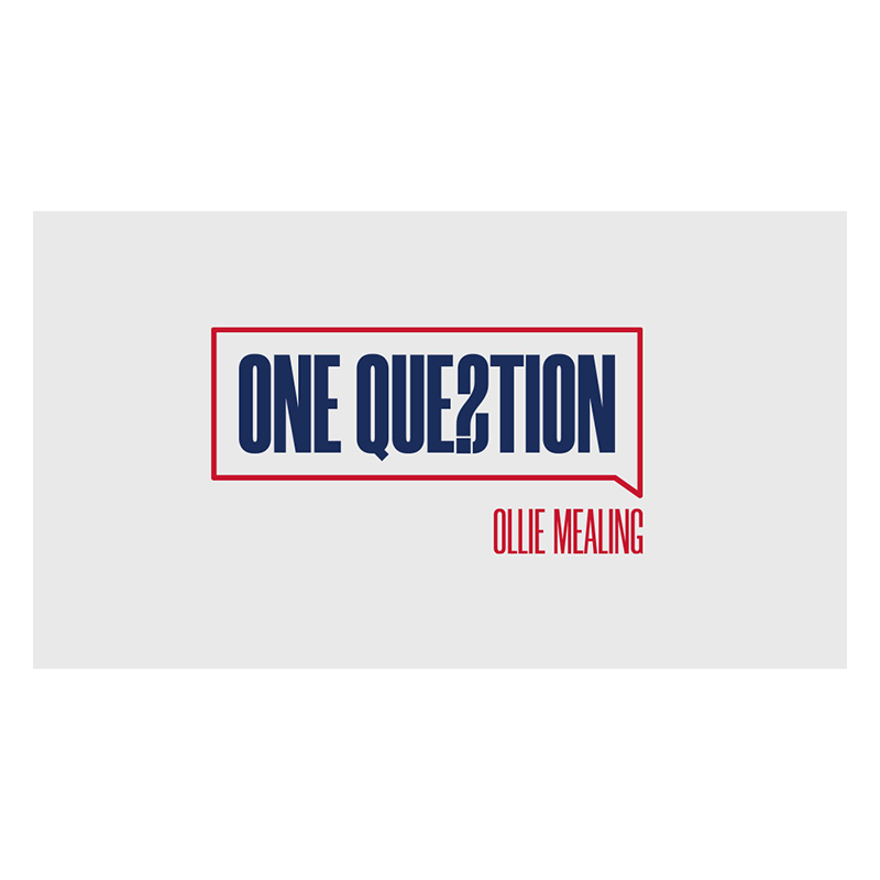 ONE QUESTION - Ollie Mealing wwww.magiedirecte.com