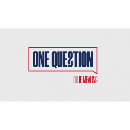 One Question (Gimmicks and Online Instructions) by Ollie Mealing - Trick wwww.magiedirecte.com