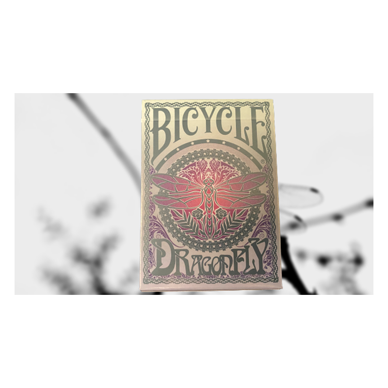 Bicycle Dragonfly (Teal) Playing Cards wwww.magiedirecte.com