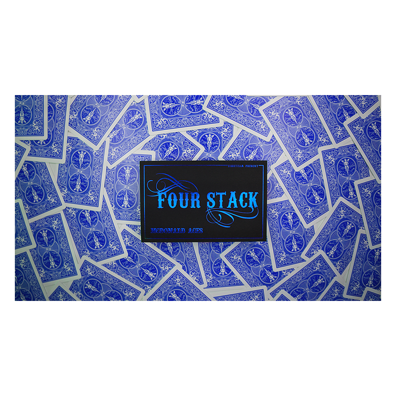 FOUR STACK BLUE by Zihu - Trick wwww.magiedirecte.com