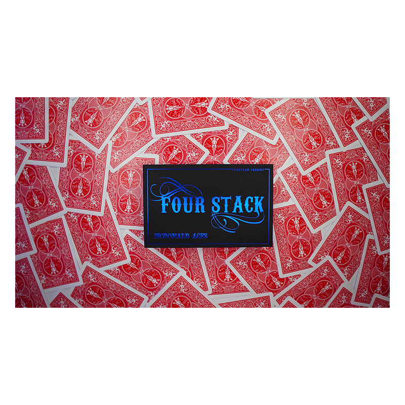 FOUR STACK RED by Zihu - Trick wwww.magiedirecte.com