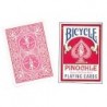 Cards Bicycle Pinochle Poker-size (Rouge) wwww.magiedirecte.com