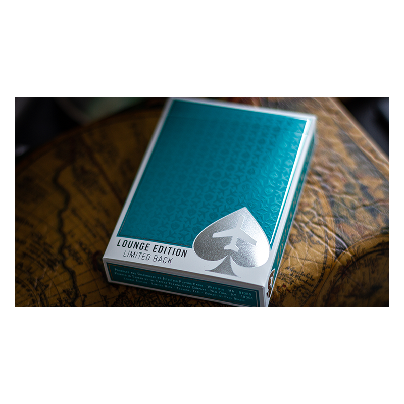 Limited Edition Lounge  in Terminal Teal by Jetsetter Playing Cards wwww.magiedirecte.com