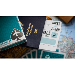 Lounge Edition in Terminal Teal by Jetsetter Playing Cards wwww.magiedirecte.com
