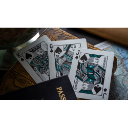 Lounge Edition in Terminal Teal by Jetsetter Playing Cards wwww.magiedirecte.com