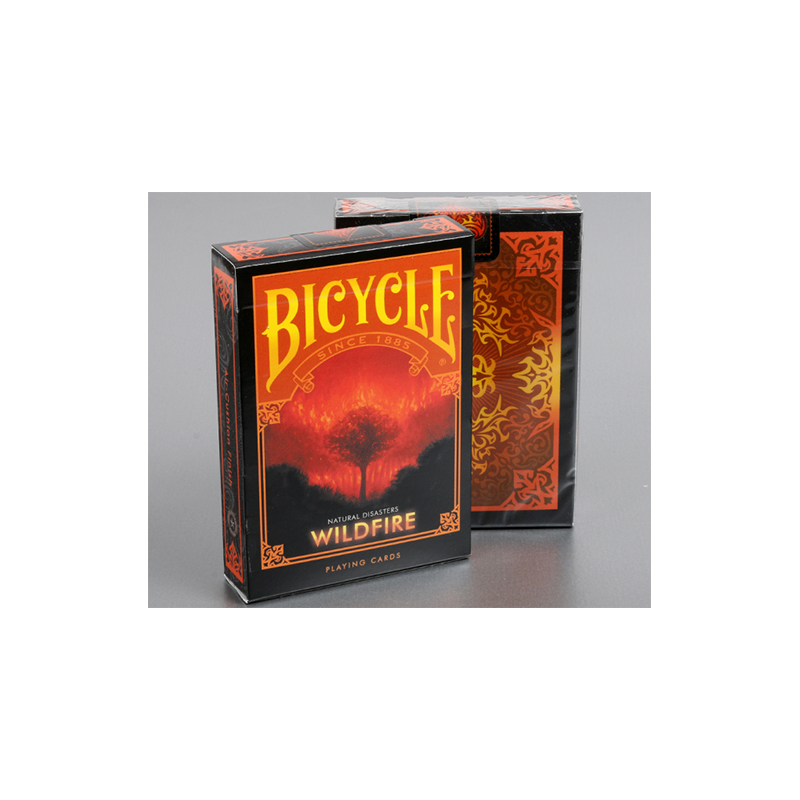 Bicycle Natural Disasters "Wildfire" by Collectable Playing Cards wwww.magiedirecte.com