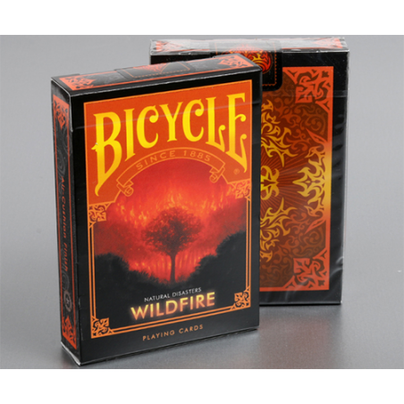 Bicycle Natural Disasters "Wildfire" by Collectable Playing Cards wwww.magiedirecte.com