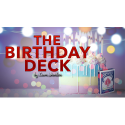 The Birthday Deck (Gimmicks and Online Instructions) by Liam Montier - Trick wwww.magiedirecte.com