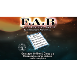 FAB BOARD A5/BLUE (Gimmicks and Online Instruction) by Joel Dickinson & Andrew Dean - Trick wwww.magiedirecte.com