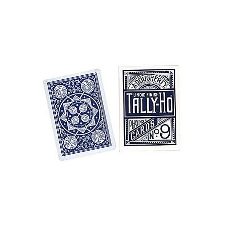 Cards Tally Ho Fan Back Poker size (Blue) wwww.magiedirecte.com