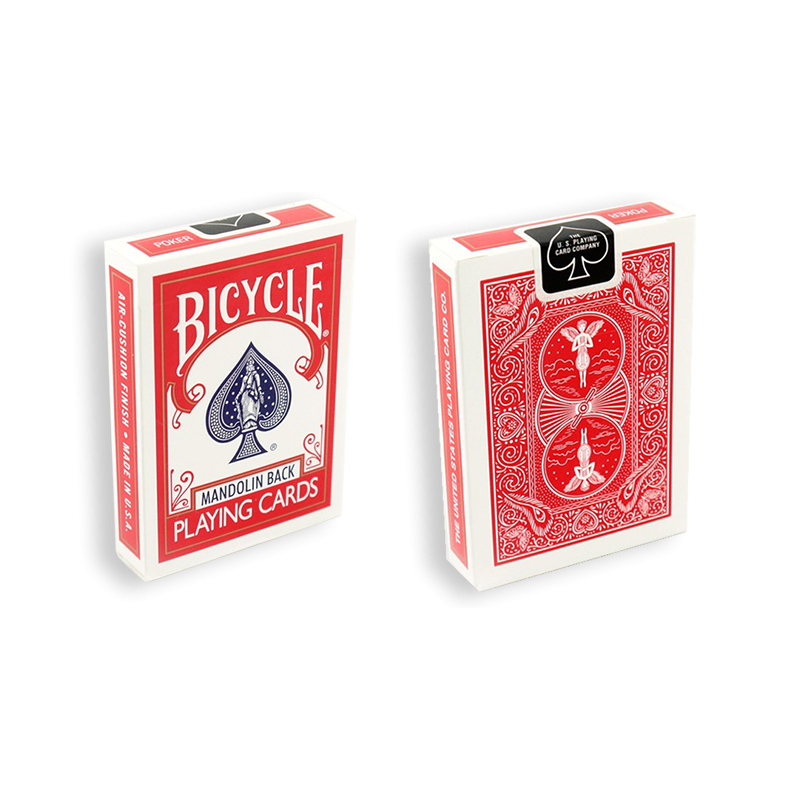 Bicycle Playing Cards 809 Mandolin Red by USPCC wwww.magiedirecte.com