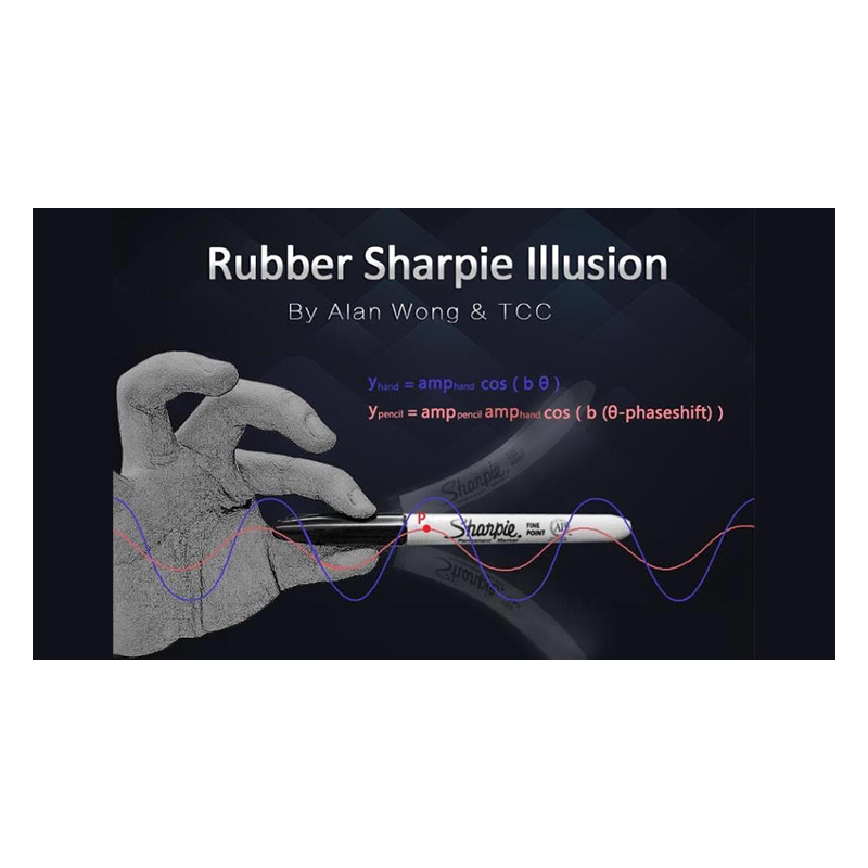 RUBBER SHARPIE ILLUSION - Alan Wong wwww.magiedirecte.com