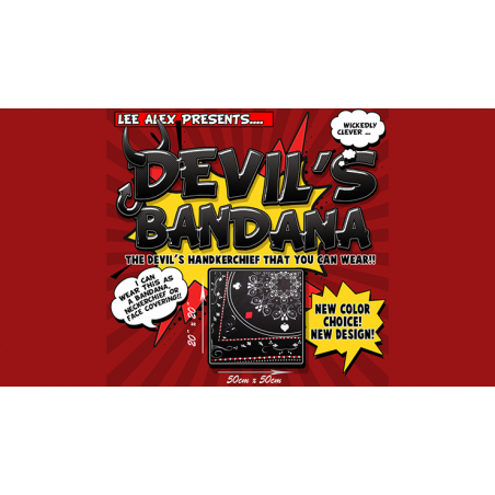 DEVIL'S BANDANA (Noir) - Lee Alex wwww.magiedirecte.com