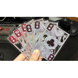 Dragon Transparent Playing Cards (Fire Red) wwww.magiedirecte.com