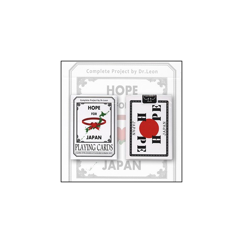 Hope Deck for Japanese Relief by US Playing Card wwww.magiedirecte.com