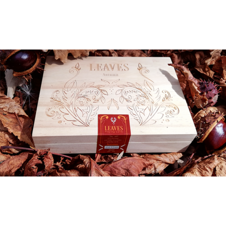 Leaves Autumn Edition Collector's Box Set Playing Cards by Dutch Card House Company wwww.magiedirecte.com