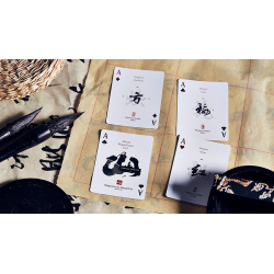 Mountain Wang Yue (Black) Playing Cards by Bocopo wwww.magiedirecte.com