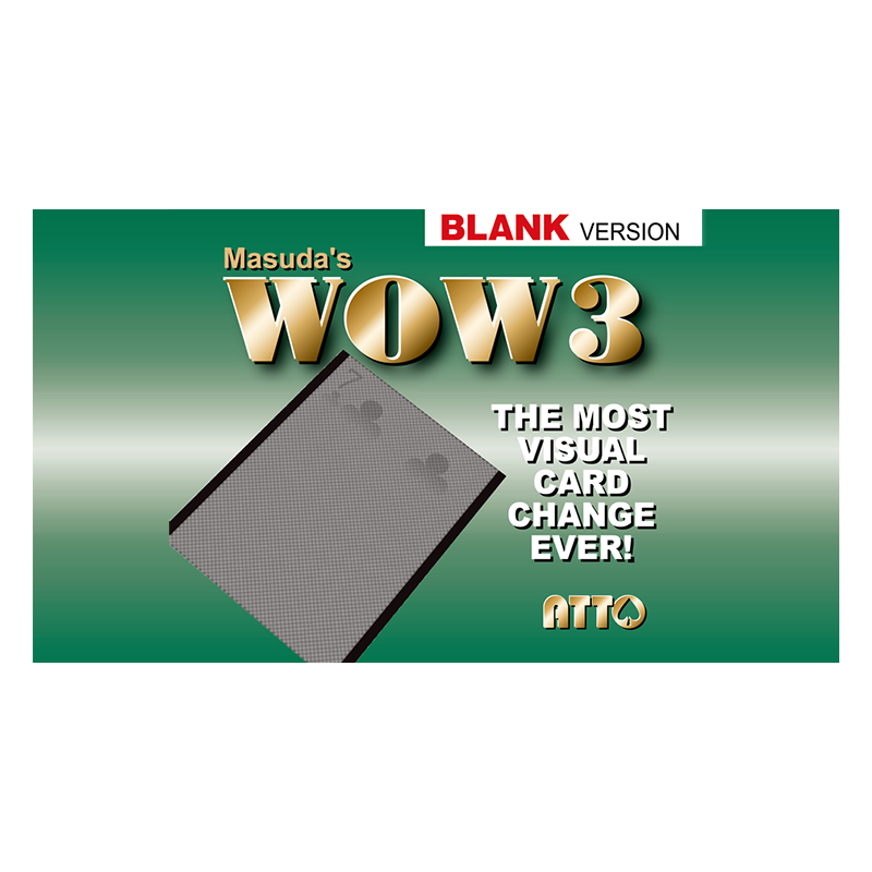 WOW 3.0 Blank (Gimmick and Online Instruction) by Masuda - Trick wwww.magiedirecte.com