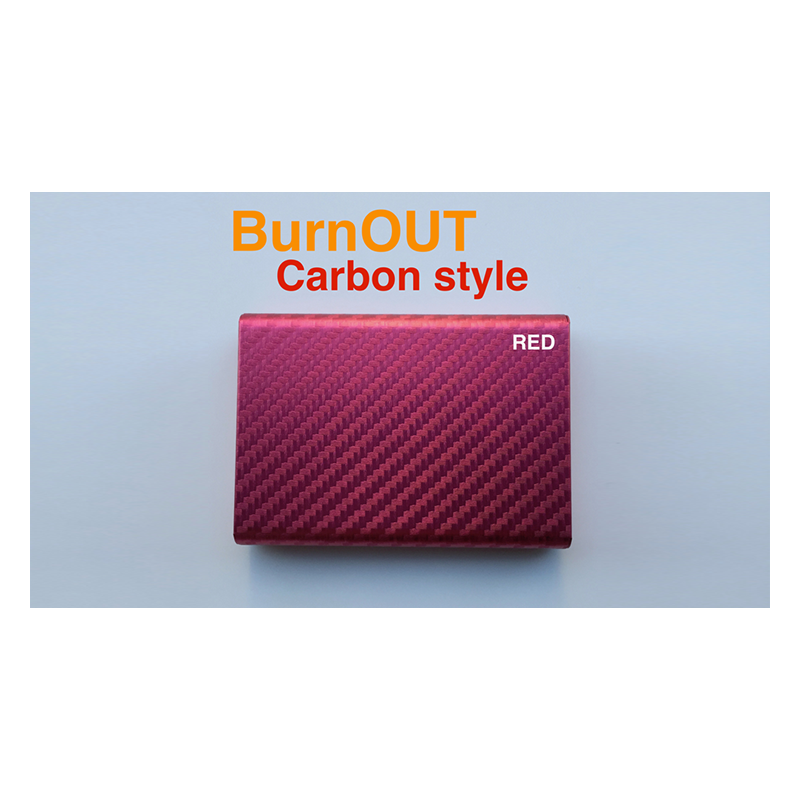 BURNOUT 2.0 CARBON RED by Victor Voitko (Gimmick and Online Instructions) - Trick wwww.magiedirecte.com