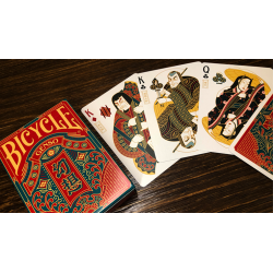 Bicycle Genso Green Playing Cards by Card Experiment wwww.magiedirecte.com