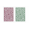 Copag 1546 Plastic Playing Cards Poker Size Regular Index Green and Burgundy Double-Deck Set wwww.magiedirecte.com
