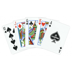 Copag 1546 Plastic Playing Cards Poker Size Regular Index Orange/Brown Double-Deck Set wwww.magiedirecte.com