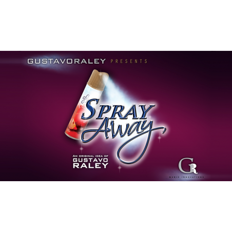 SPRAY AWAY (Gimmicks and Online Instructions) by Gustavo Raley - Trick wwww.magiedirecte.com