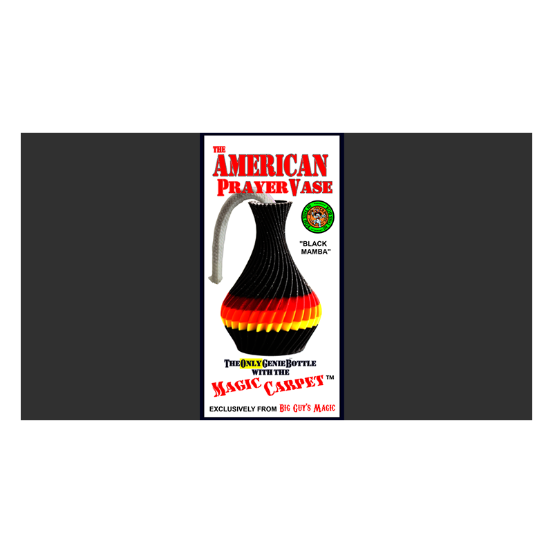 The American Prayer Vase Genie Bottle BLACK MAMBA by Big Guy's Magic- Trick wwww.magiedirecte.com