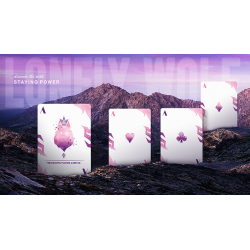 Lonely Wolf (Purple) Playing Cards by BOCOPO wwww.magiedirecte.com