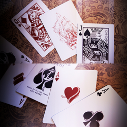 Nautical Playing Cards (Red) by House of Playing Cards wwww.magiedirecte.com