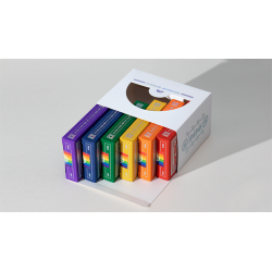 DKNG Rainbow Wheels (6 Seater Box Set) Playing Cards by Art of Play wwww.magiedirecte.com