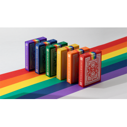 DKNG Rainbow Wheels (6 Seater Box Set) Playing Cards by Art of Play wwww.magiedirecte.com