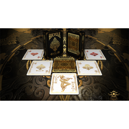 Bicycle Gold Deck by US Playing Cards wwww.magiedirecte.com